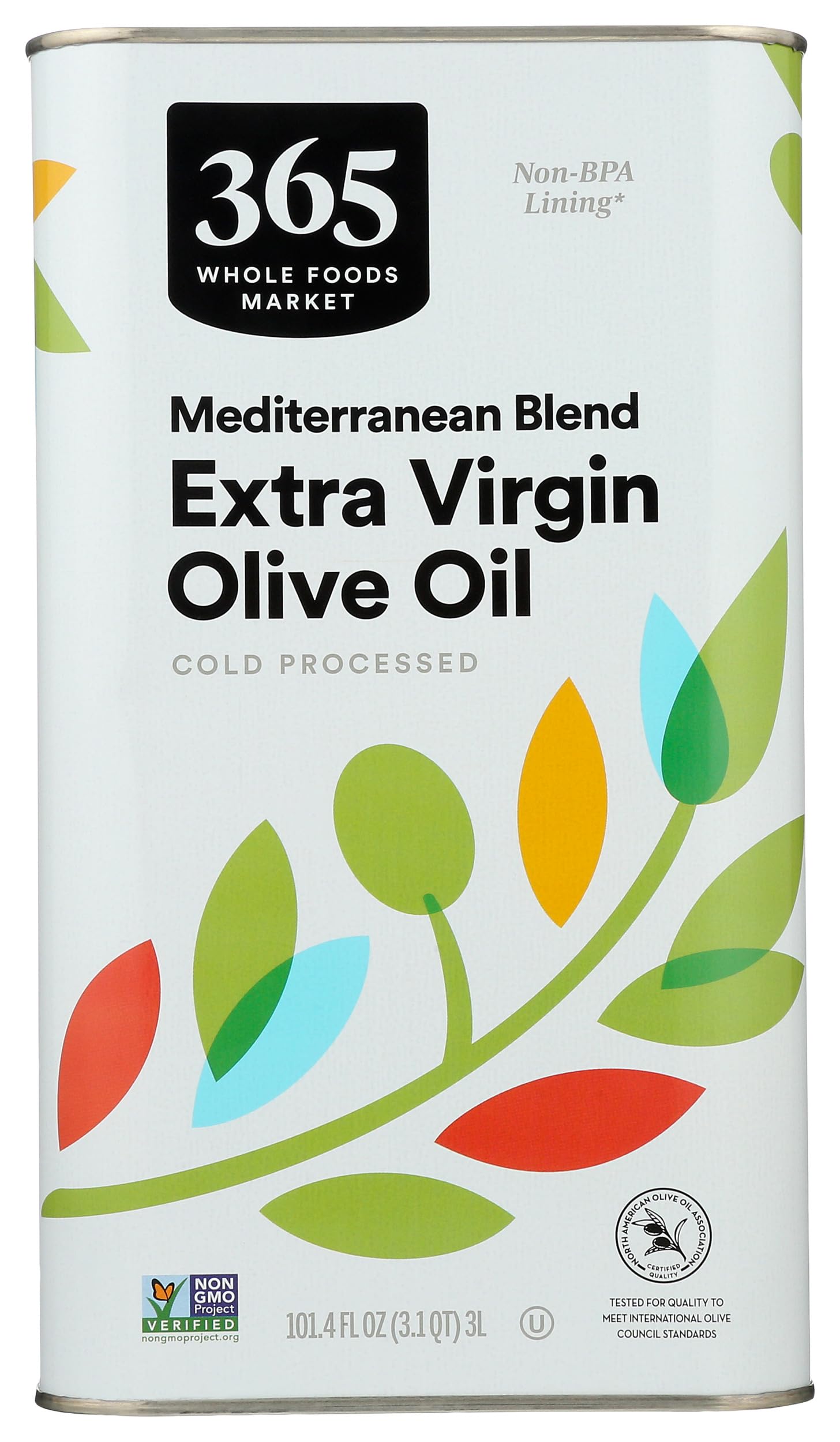 Mediterranean Blend Extra Virgin Olive Oil 67.6 Fl Oz 365 By Whole Foods Market