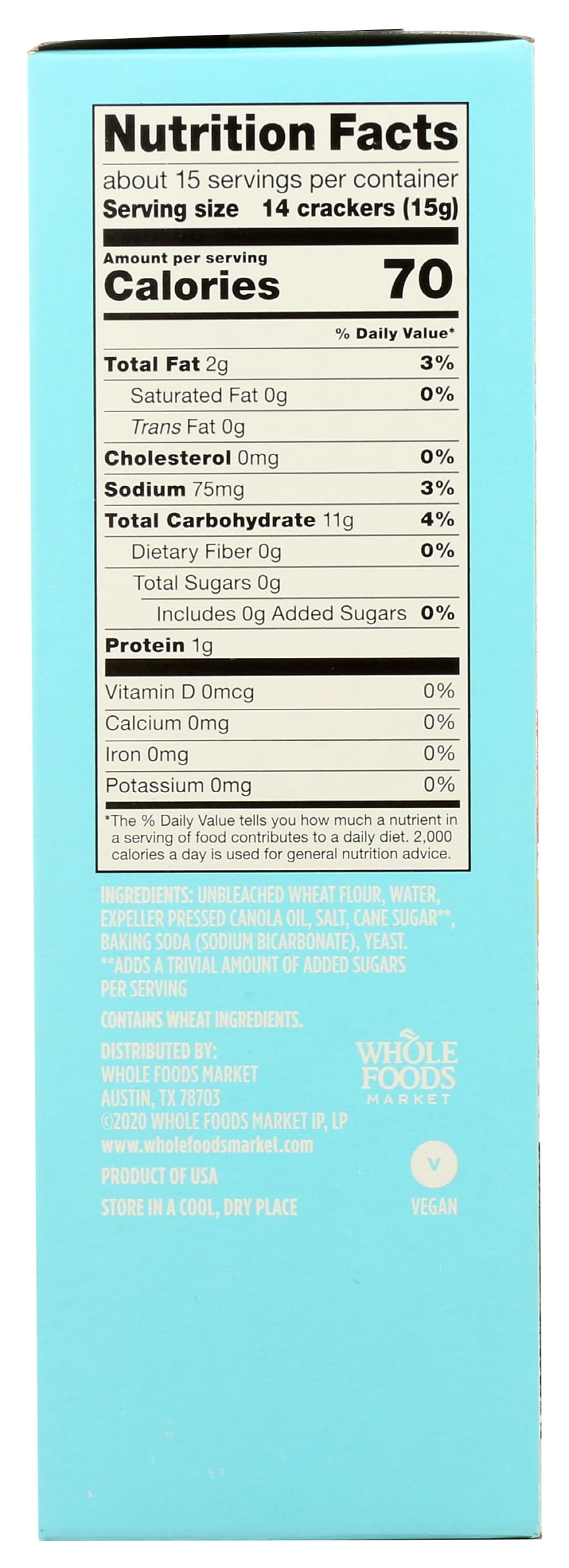 Oyster Crackers 8 Oz 365 By Whole Foods Market