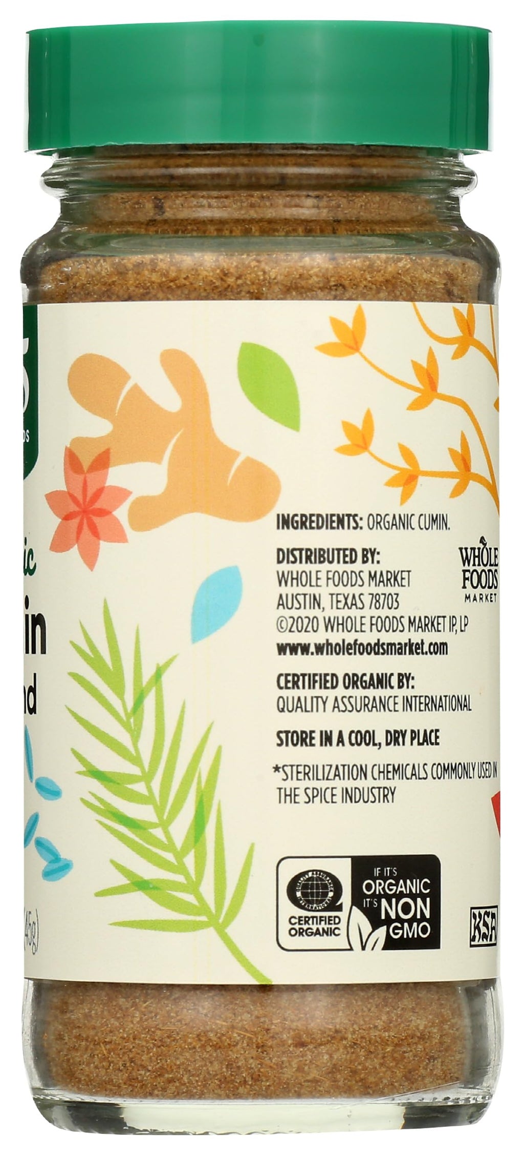 Organic Ground Cumin 1.59 Oz 365 By Whole Foods Market