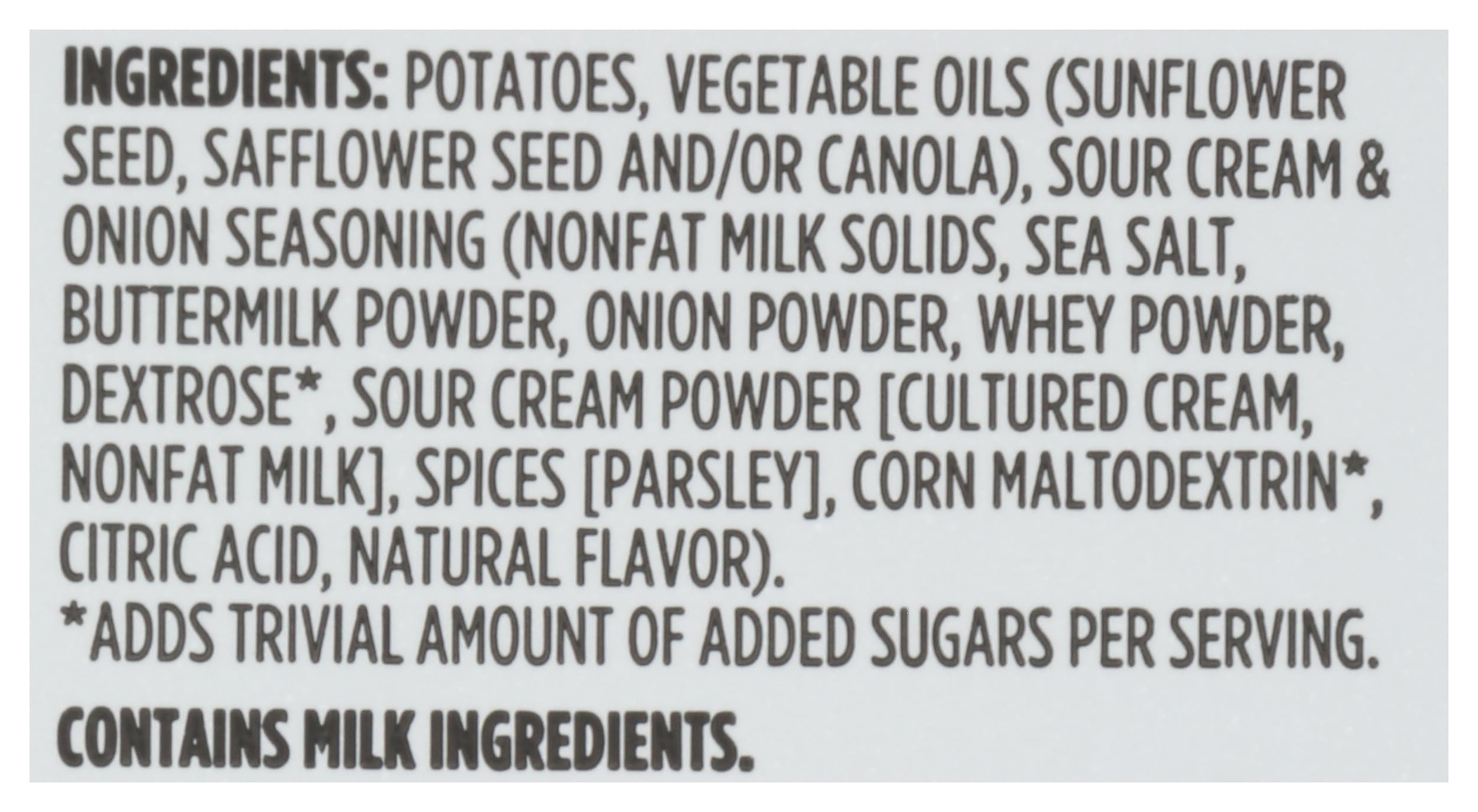 Potato Chips Sour Cream & Onion 8 Oz 365 By Whole Foods Market