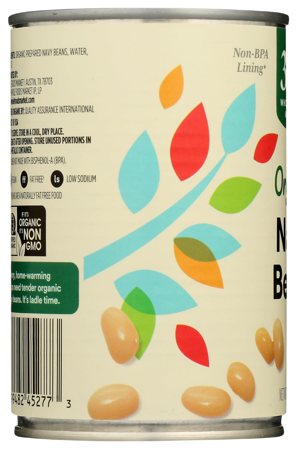 Organic Navy Beans 15 Oz 365 By Whole Foods Market