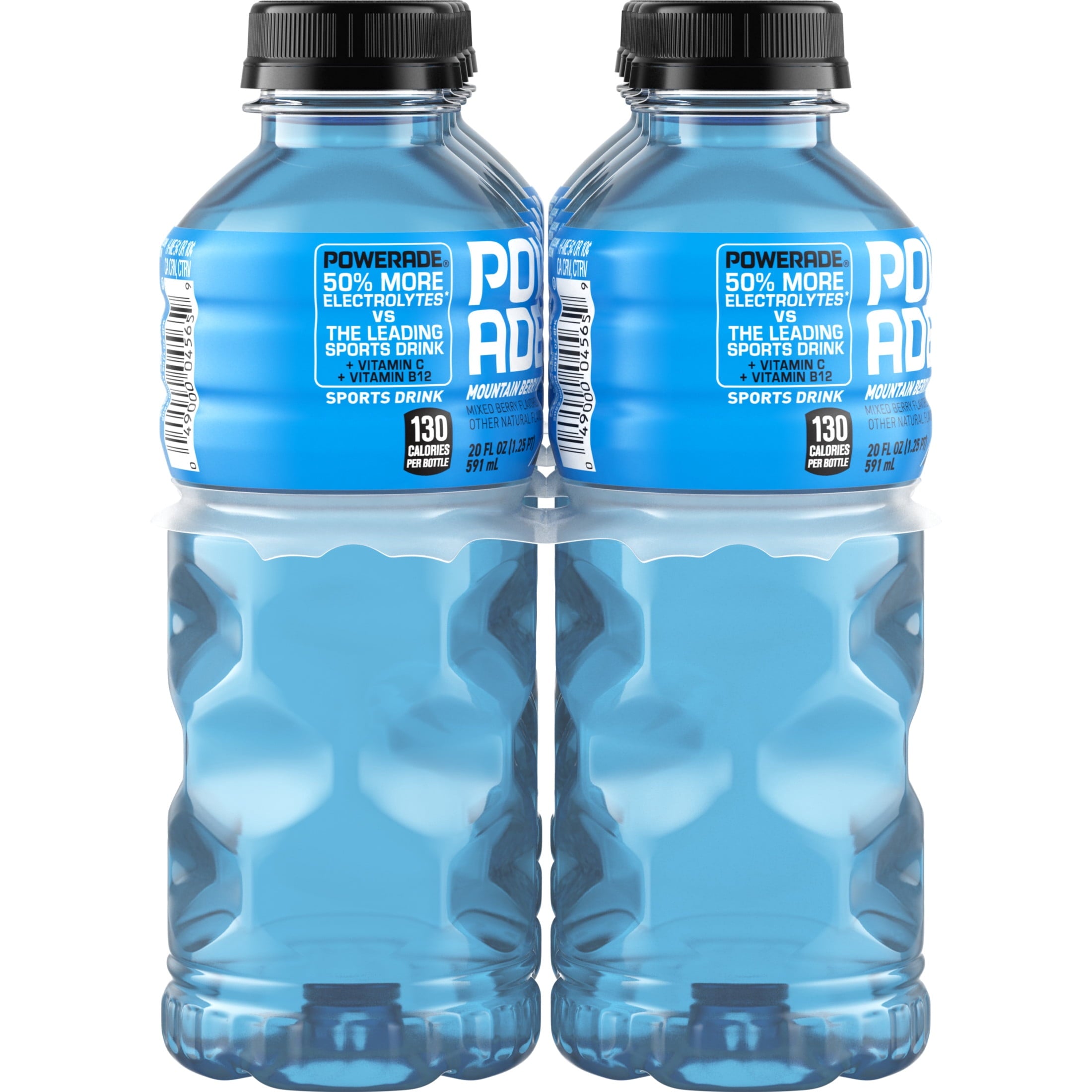 Powerade Mountain Berry Blast Electrolyte Sports Drink 20 fl oz 8 Count