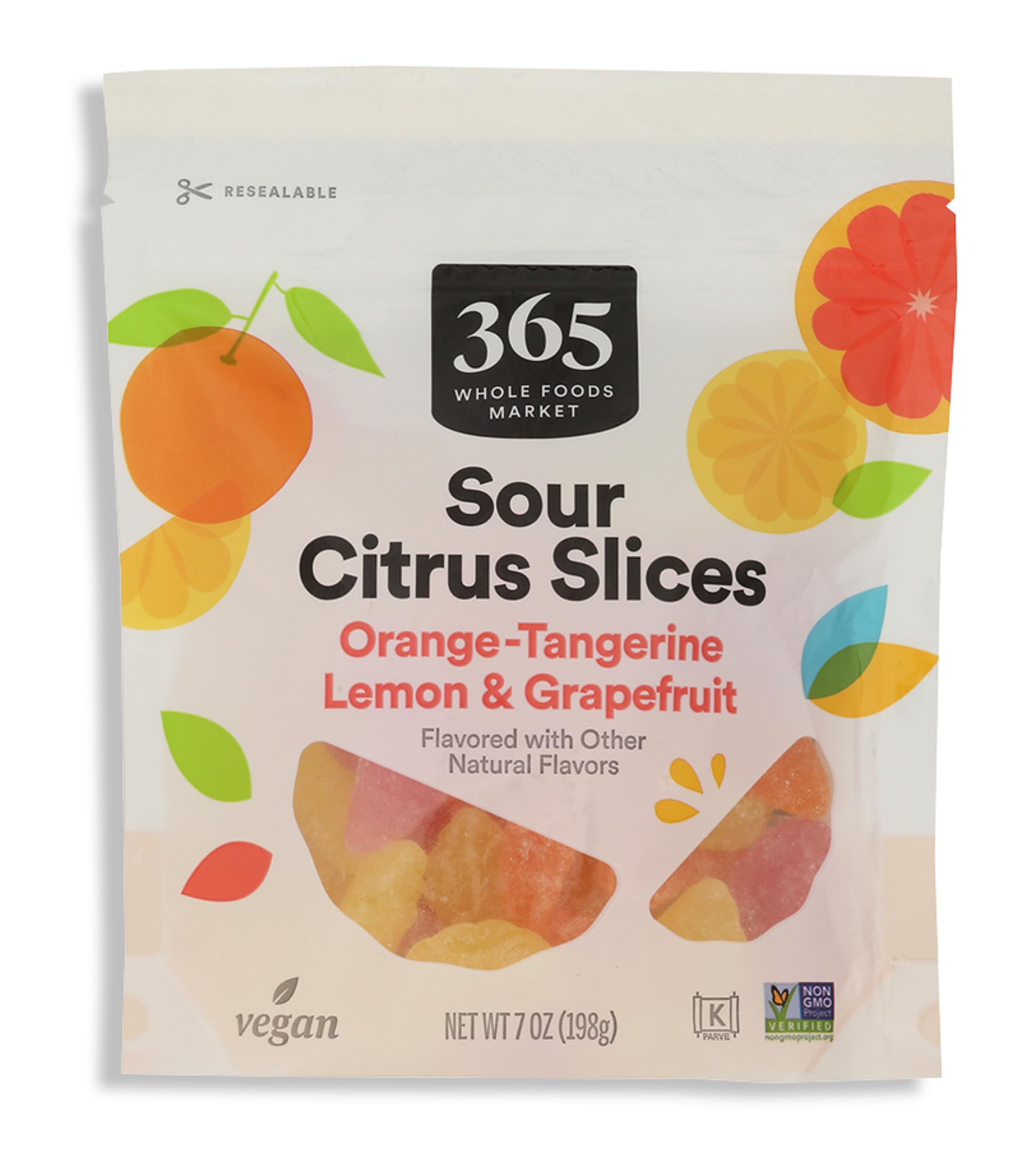 Sour Gummy Citrus Slices 7 Oz 365 By Whole Foods Market
