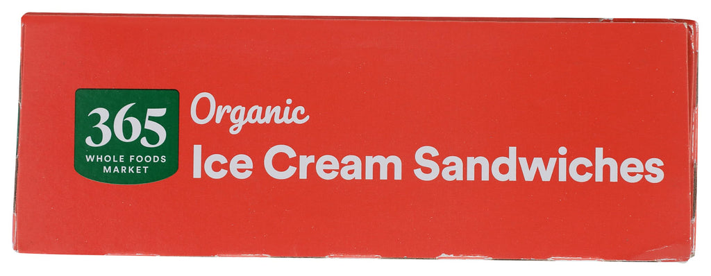 Ice Cream Sandwiches Organic 6 Count 21.9 Fl Oz 365 By Whole Foods Market