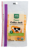 Organic Sliced Colby Jack Cheese 6 Oz 365 By Whole Foods Market