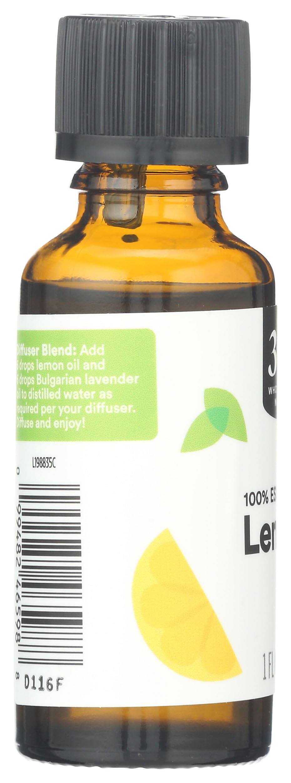100% Essential Oil Lemon 1 Oz 365 By Whole Foods Market