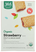 Organic Strawberry Fruit And Grain Bars 20.8 Oz 365 By Whole Foods Market