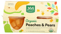 Organic Peaches And Pears Snack Cups 16 Oz 365 By Whole Foods Market