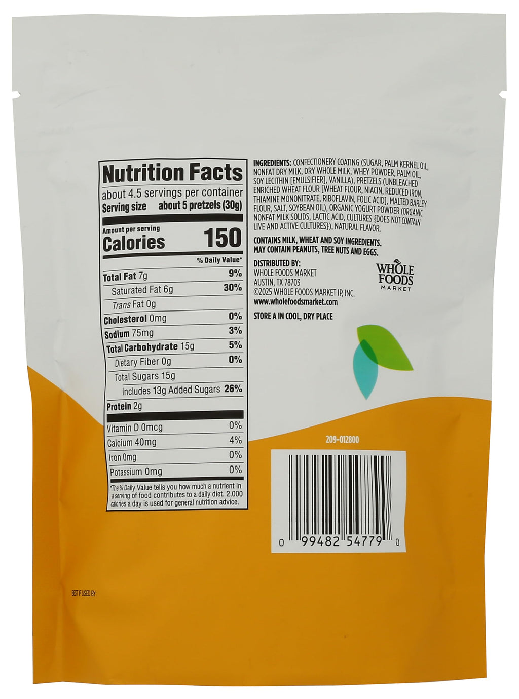Yogurt Covered Pretzel 5 Oz 365 By Whole Foods Market