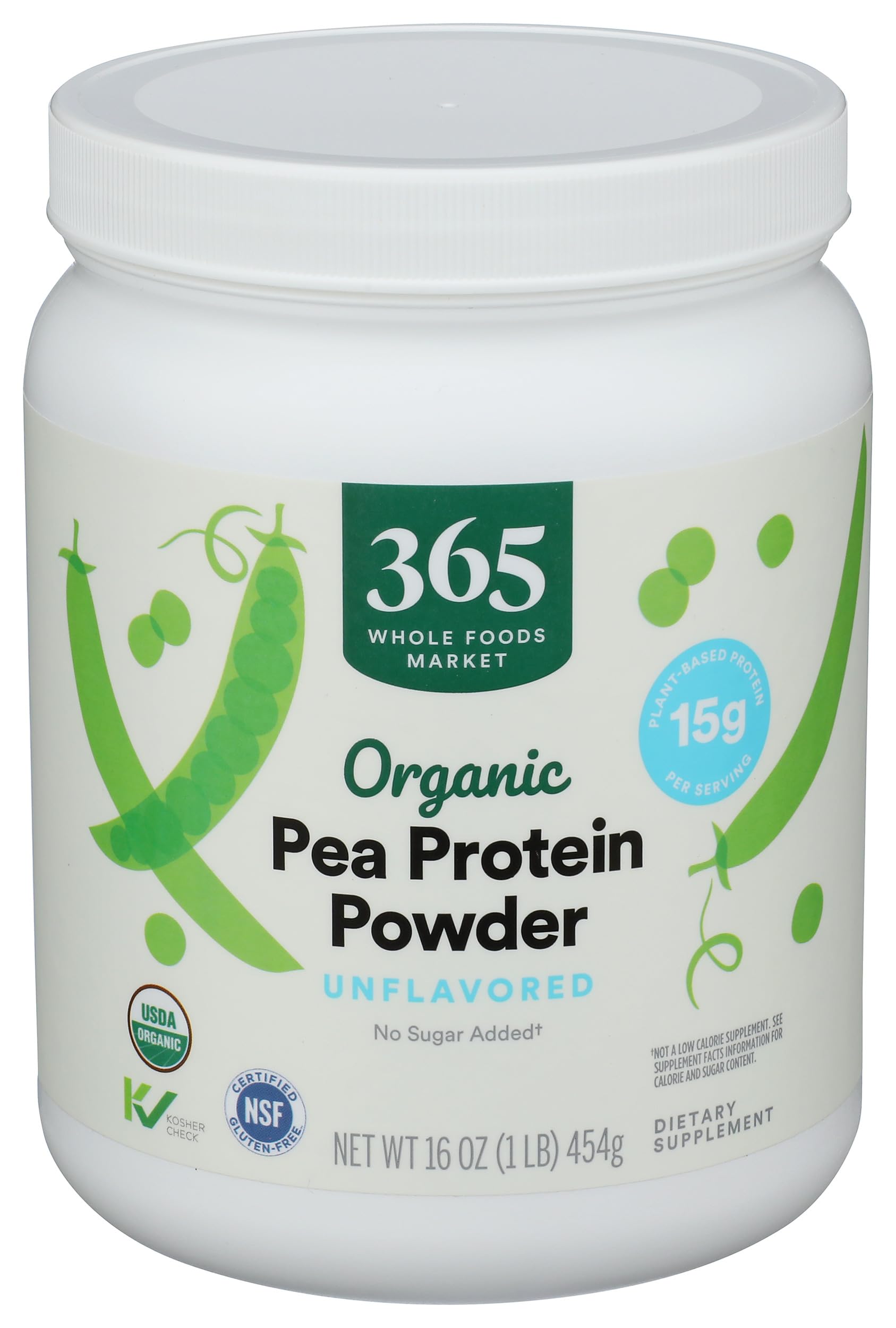 Organic Pea Protein 16 Oz 365 By Whole Foods Market