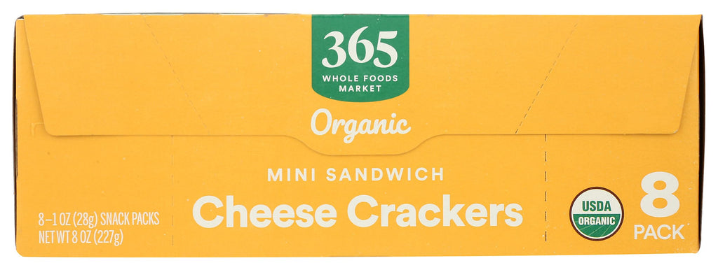 Organic Mini Cheese Sandwich Crackers 8 Count 1 Oz 365 By Whole Foods Market