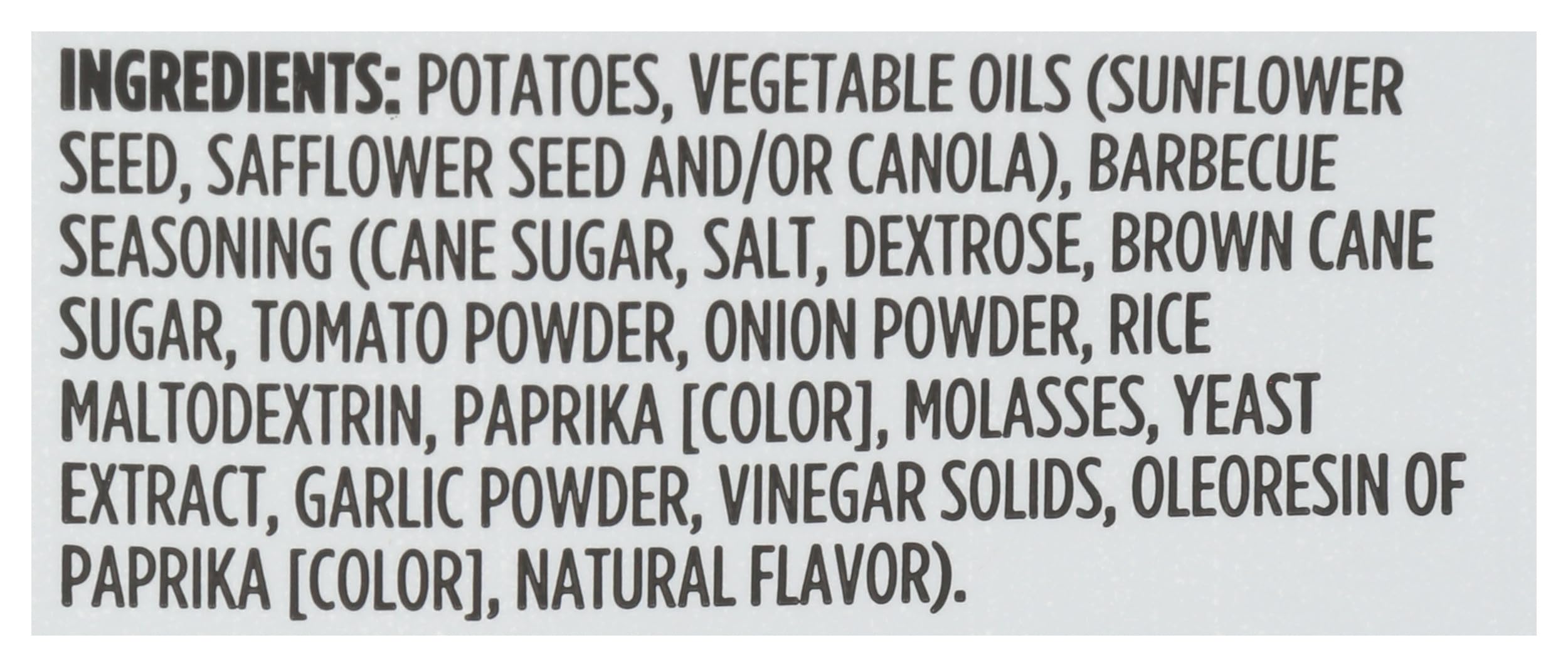 Barbecue Potato Chips 8 Oz 365 By Whole Foods Market