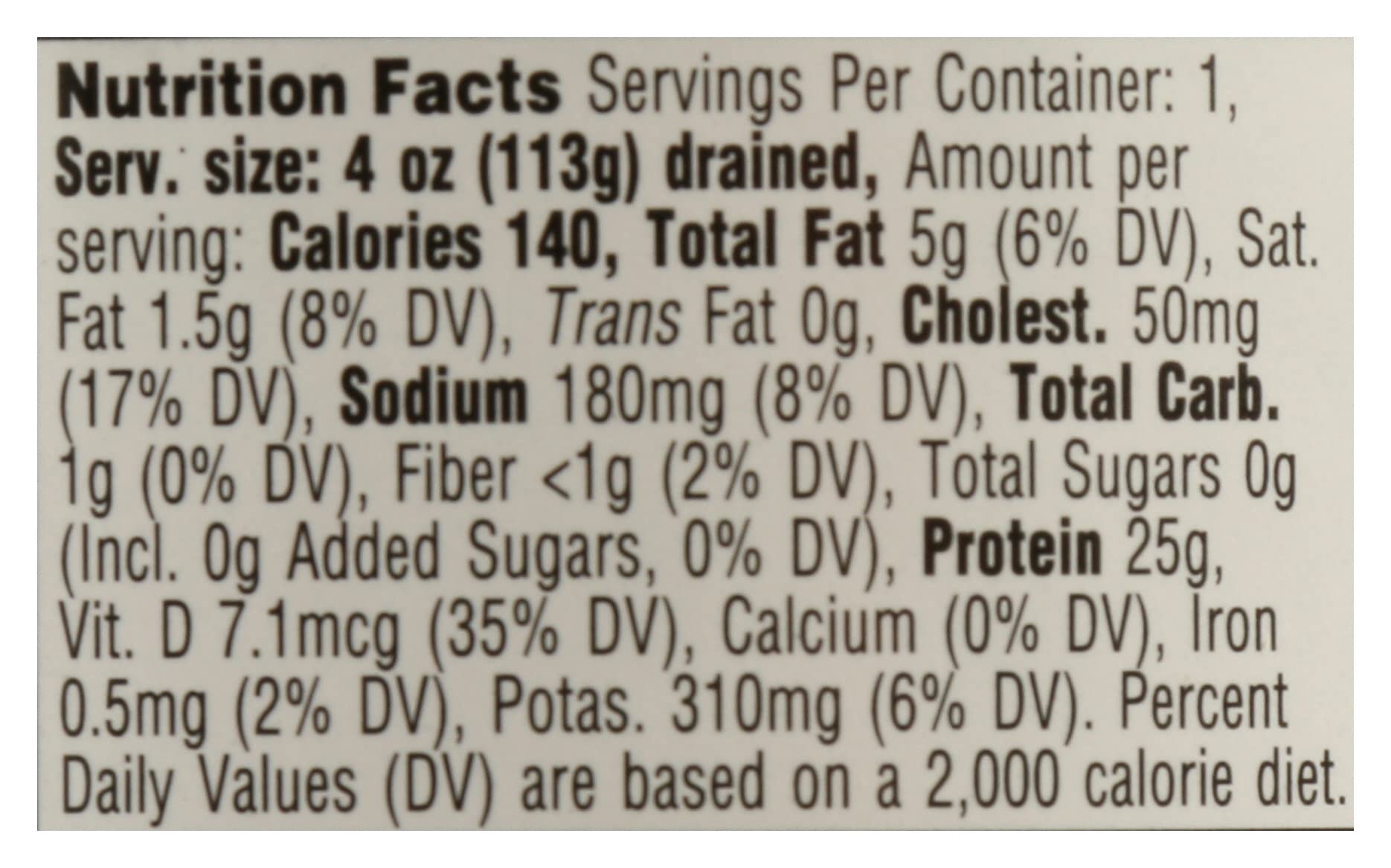 No Salt Albacore Tuna in Water 5 Oz 365 By Whole Foods Market