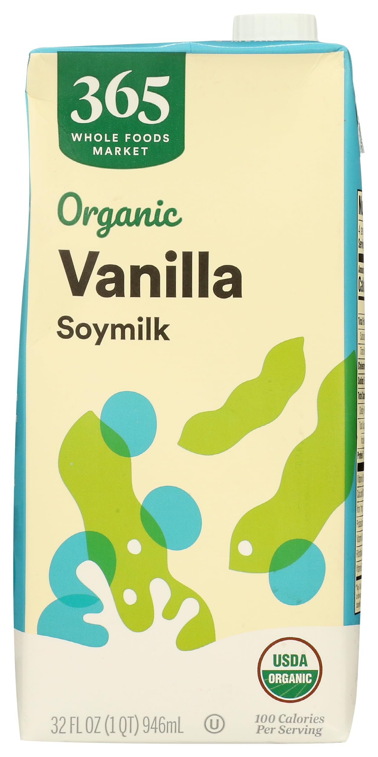 Organic Vanilla Soy Beverage 32 Fl Oz 365 By Whole Foods Market