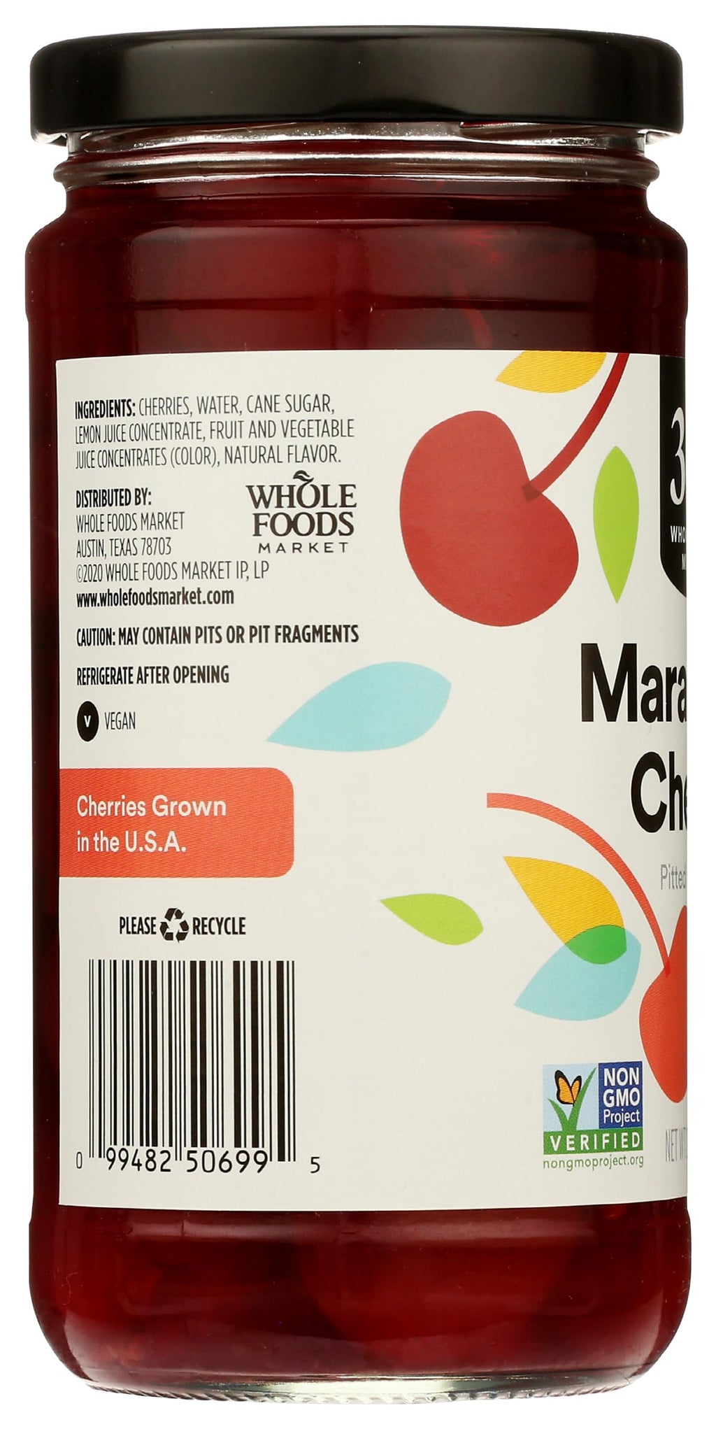 Maraschino Cherries 13.5 Oz 365 By Whole Foods Market