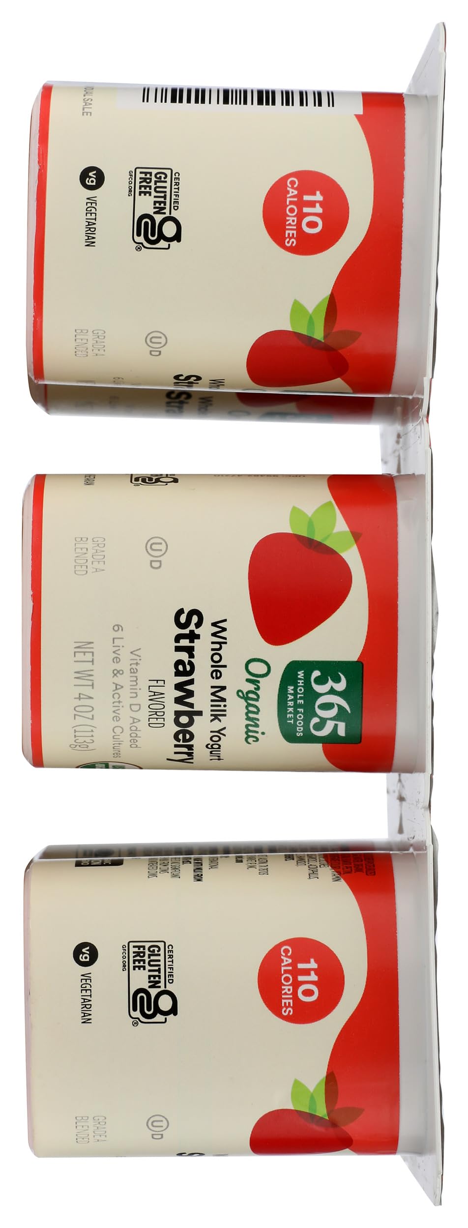 Organic Strawberry Whole Milk Yogurt 24 Oz 365 By Whole Foods Market