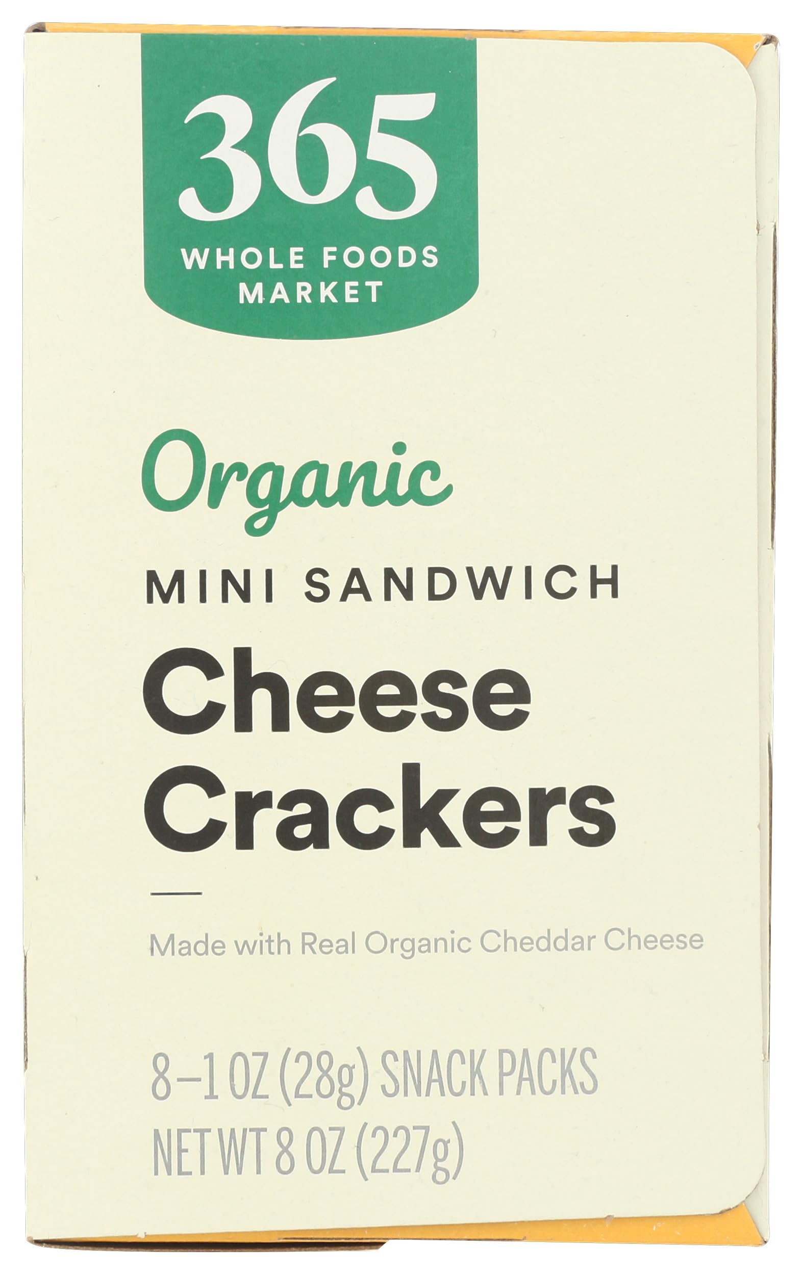Organic Mini Cheese Sandwich Crackers 8 Count 1 Oz 365 By Whole Foods Market