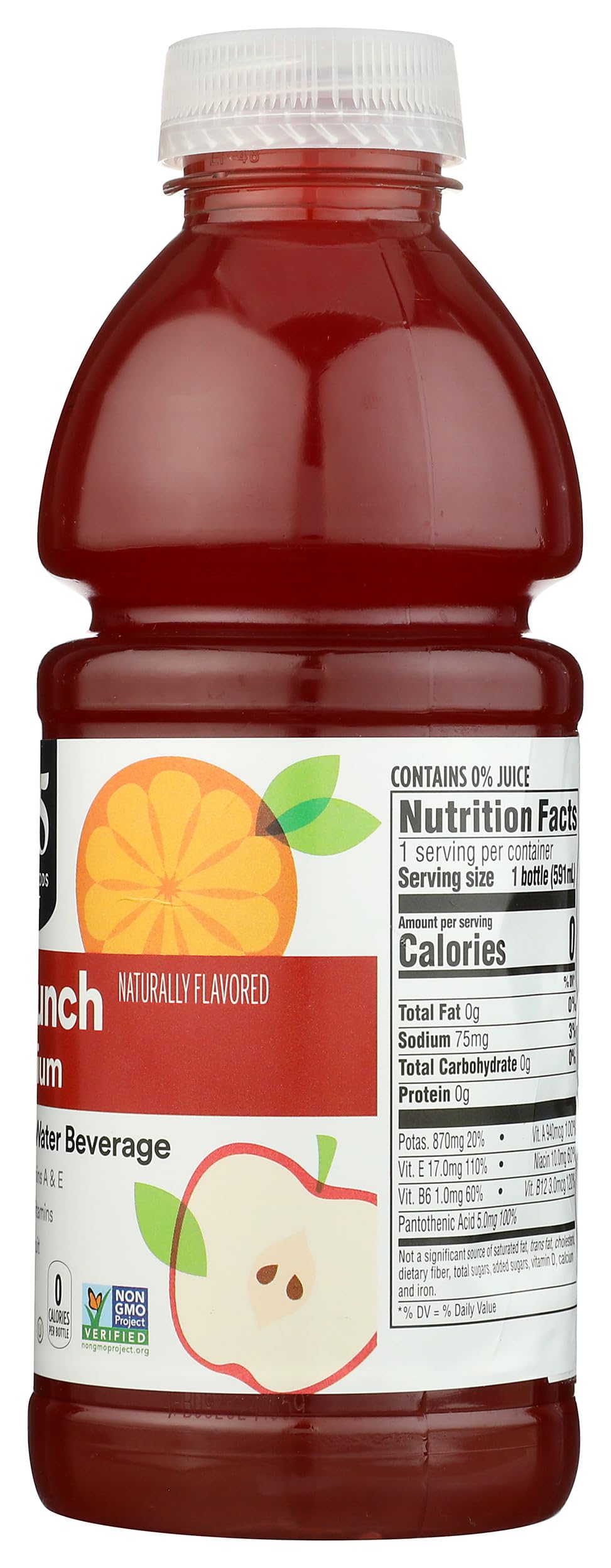 Nutrient Enhanced Water Fruit Punch With Potassium 20 Fl Oz 365 By Whole Foods Market