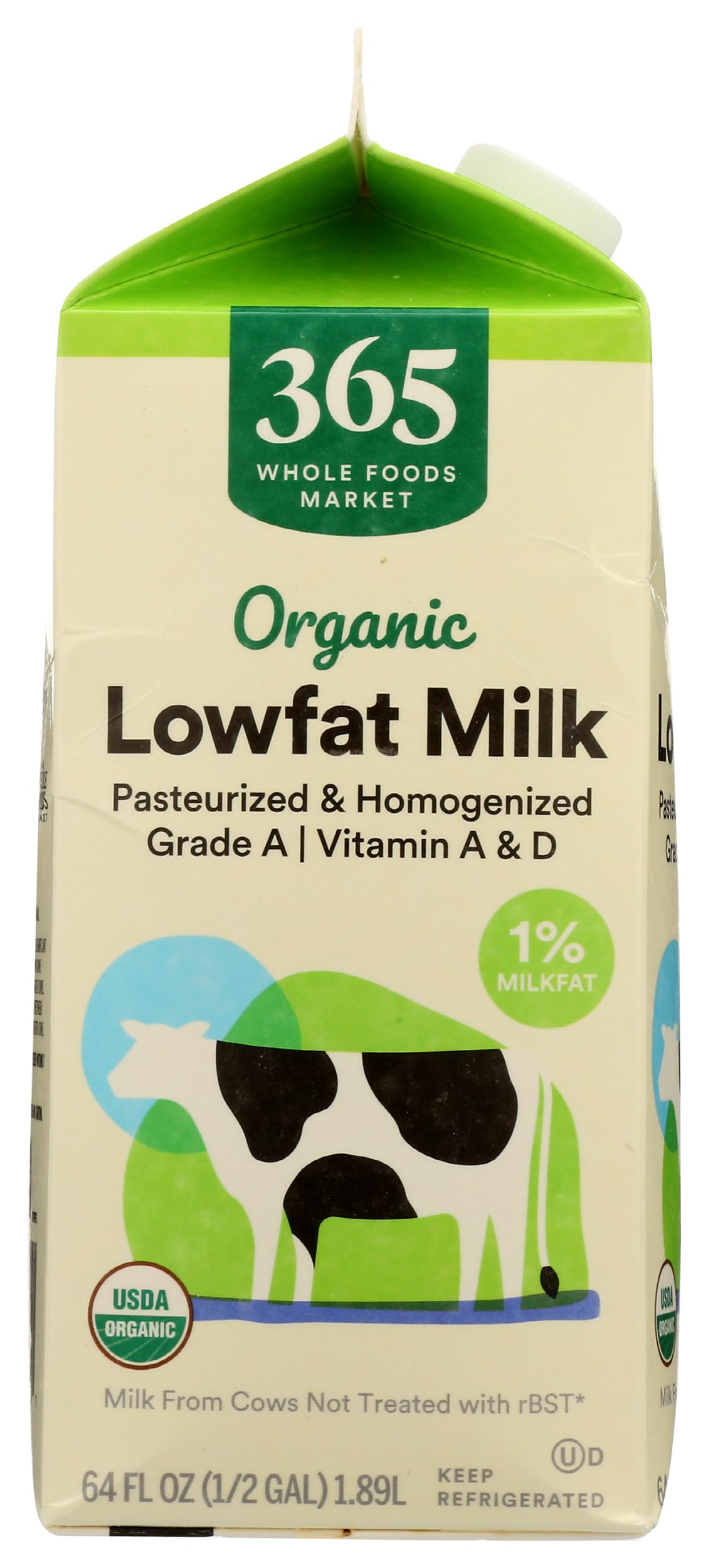 Organic Lowfat 1% Milk 64 Fl Oz 365 By Whole Foods Market