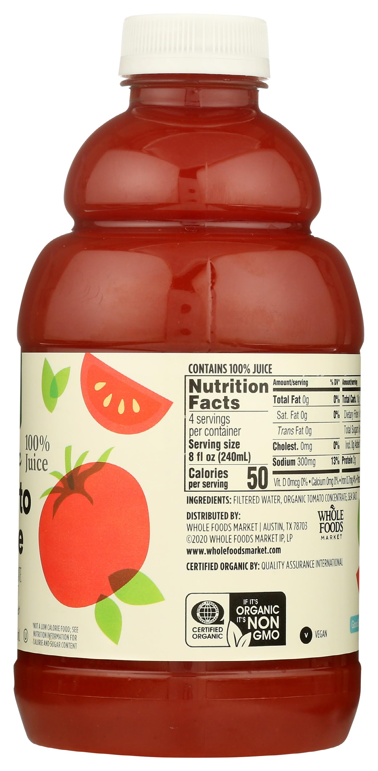 Organic Tomato Juice 32 Fl Oz 365 By Whole Foods Market