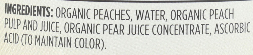 Organic Yellow Cling Peach Slices 15 Oz 365 By Whole Foods Market