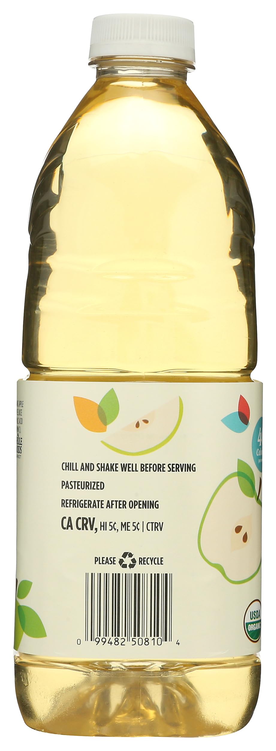 Organic Reduced-Sugar Apple Juice 64 Fl Oz 365 By Whole Foods Market
