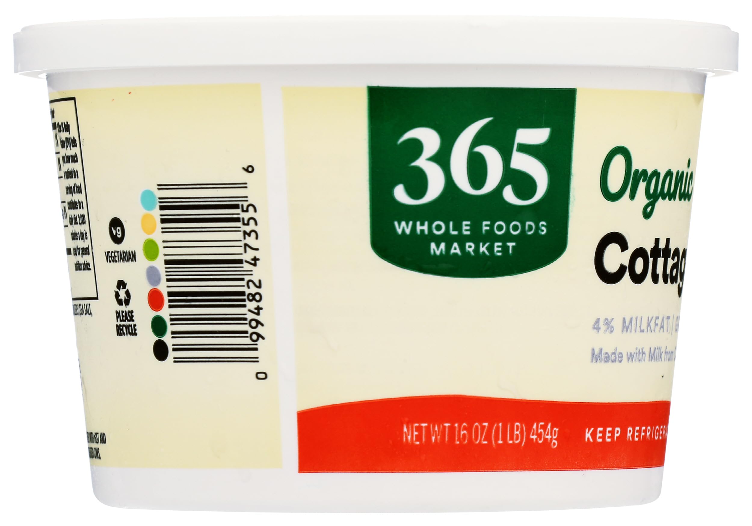Organic Cottage Cheese 16 Oz 365 By Whole Foods Market