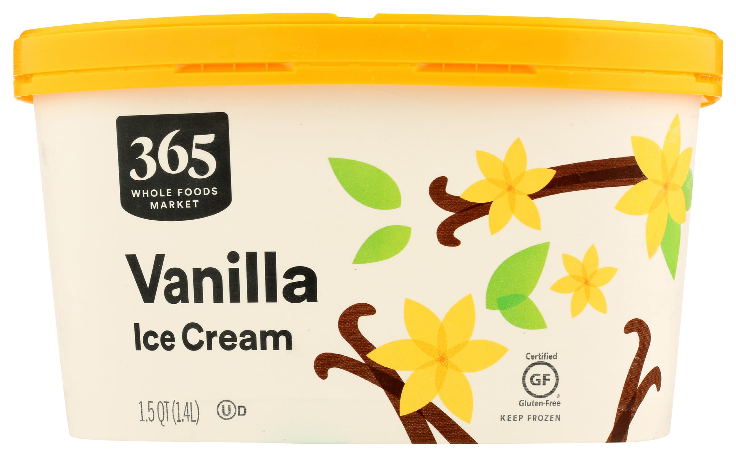Organic Vanilla Bean Ice Cream 48 Oz 365 By Whole Foods Market