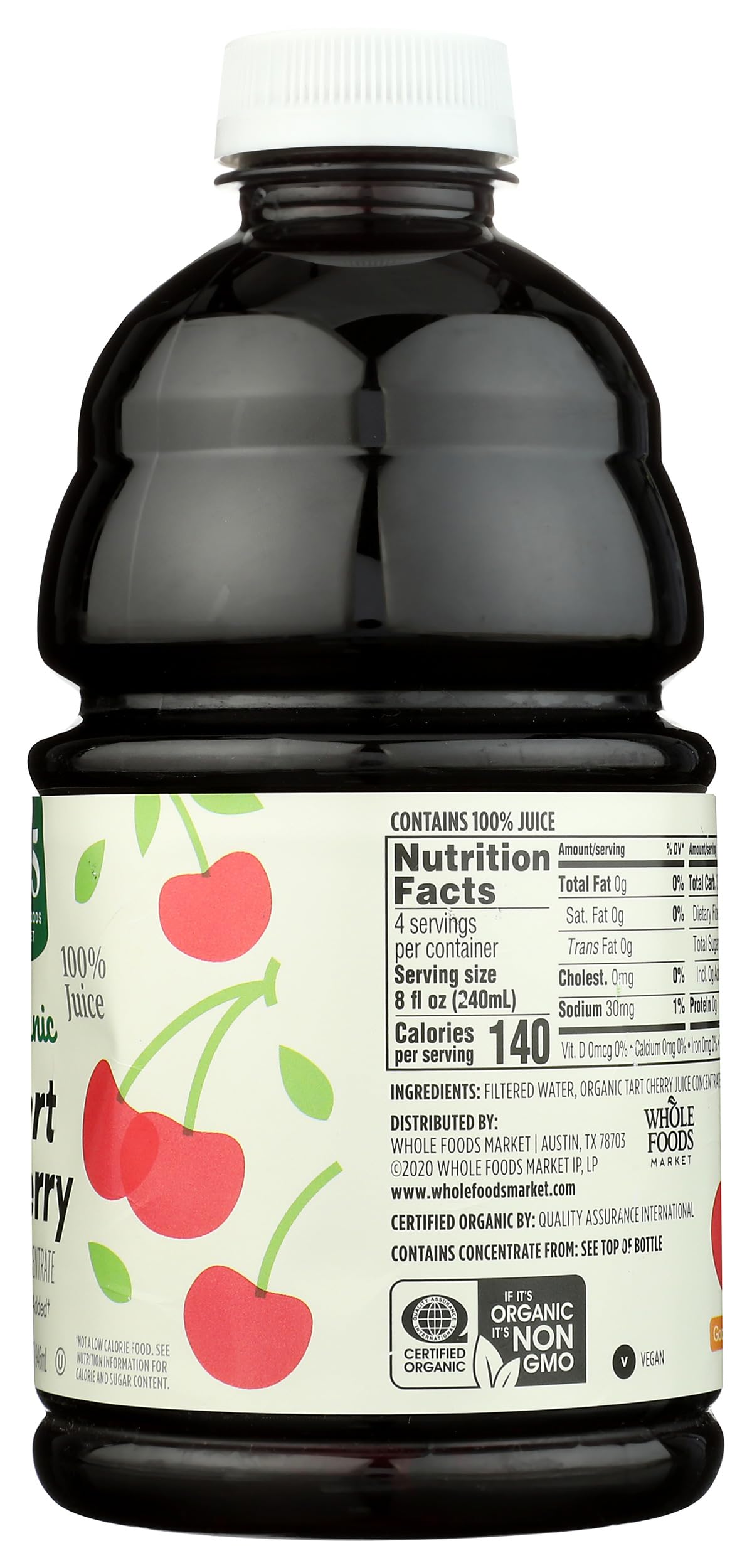 Organic Tart Cherry Juice 32 Fl Oz 365 By Whole Foods Market