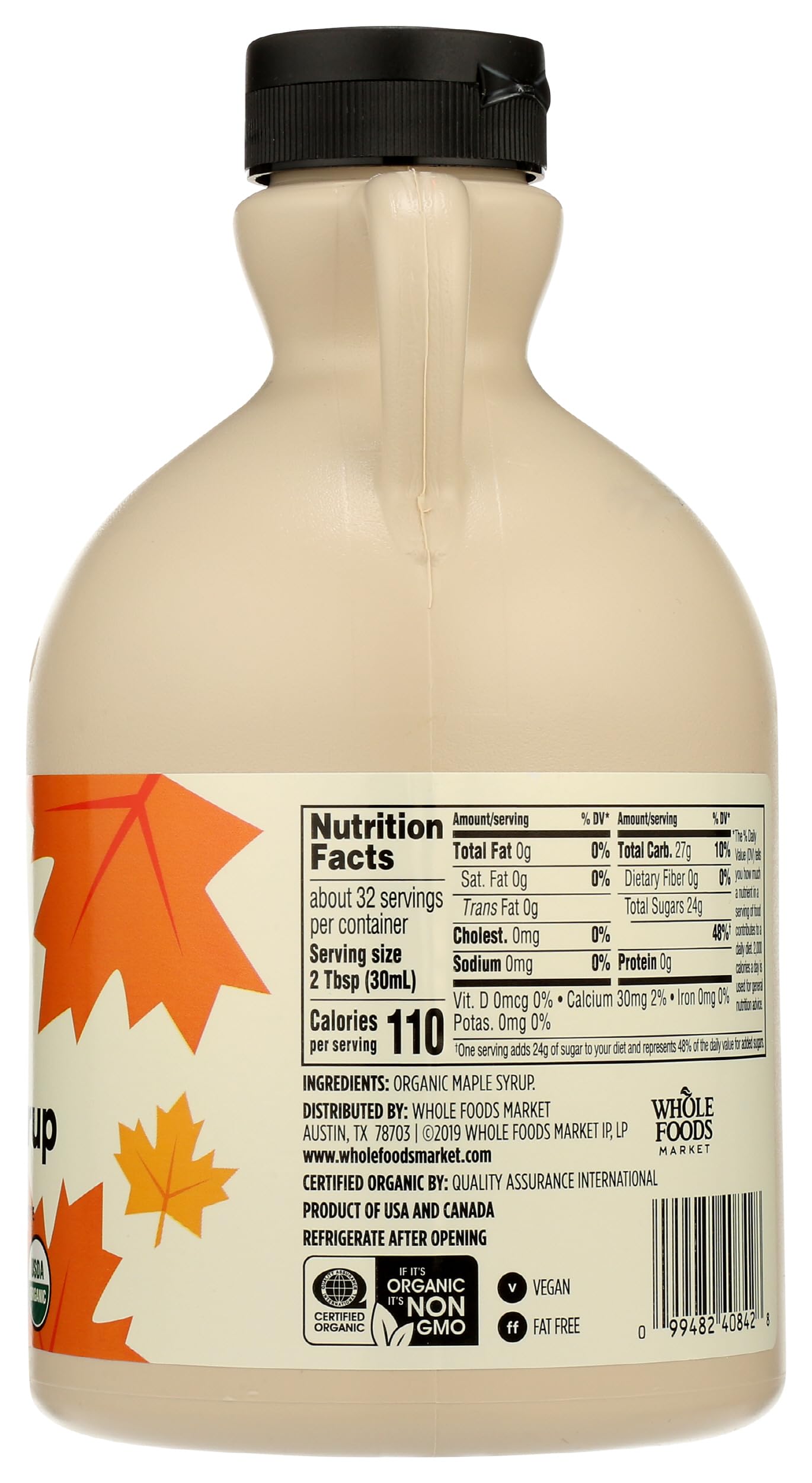 Organic Grade A Dark Maple Syrup 32 Fl Oz 1 Count 365 By Whole Foods Market