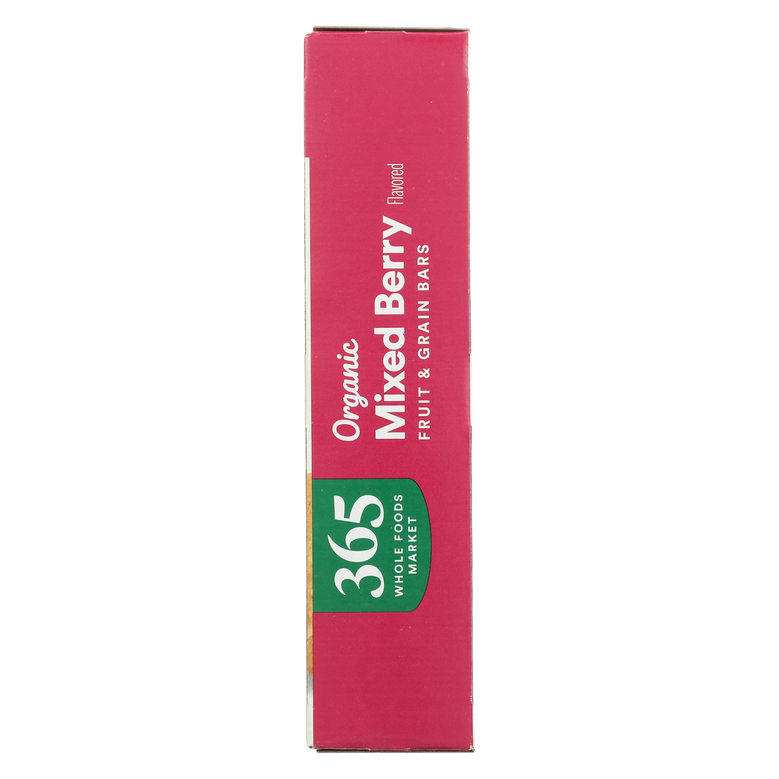 Organic Mixed Berry Cereal Bar 6 Count 7.8 Oz 365 By Whole Foods Market