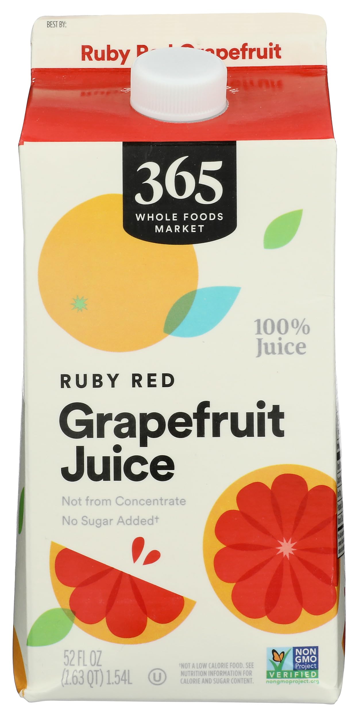 Ruby Red Grapefruit Juice 52 Fl Oz 365 By Whole Foods Market