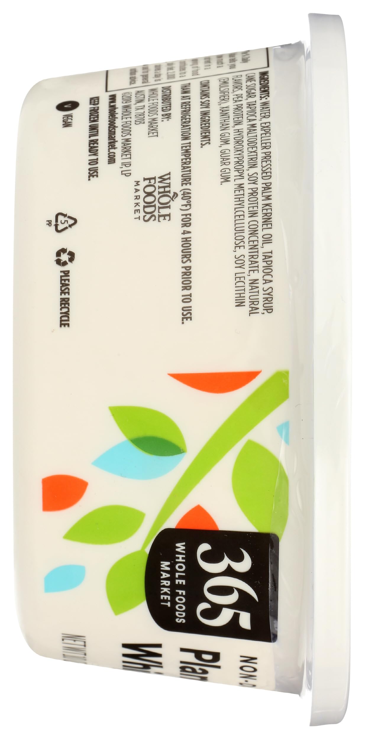 Whipped Topping Plant Based Non-Dairy 10 Oz 365 By Whole Foods Market