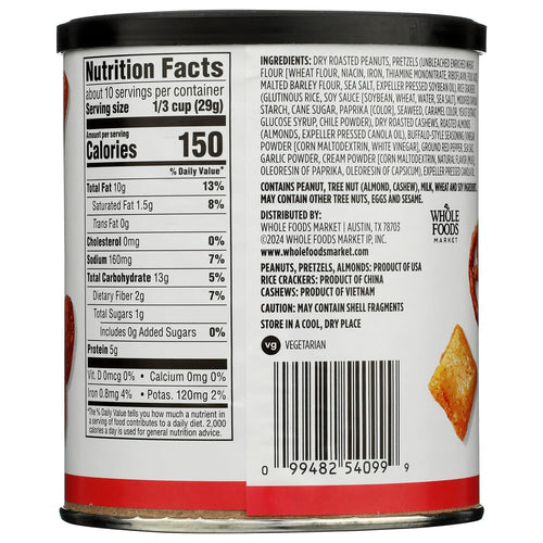 Buffalo Seasoned Snack Mix 10 Oz 365 By Whole Foods Market