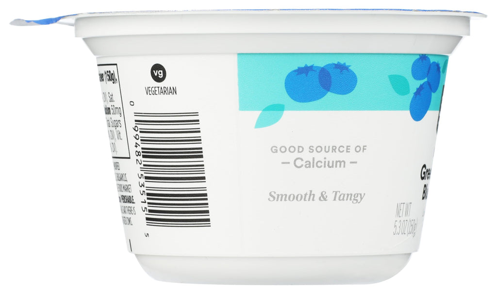Nonfat Blueberry Greek Yogurt 5.3 Oz 365 By Whole Foods Market