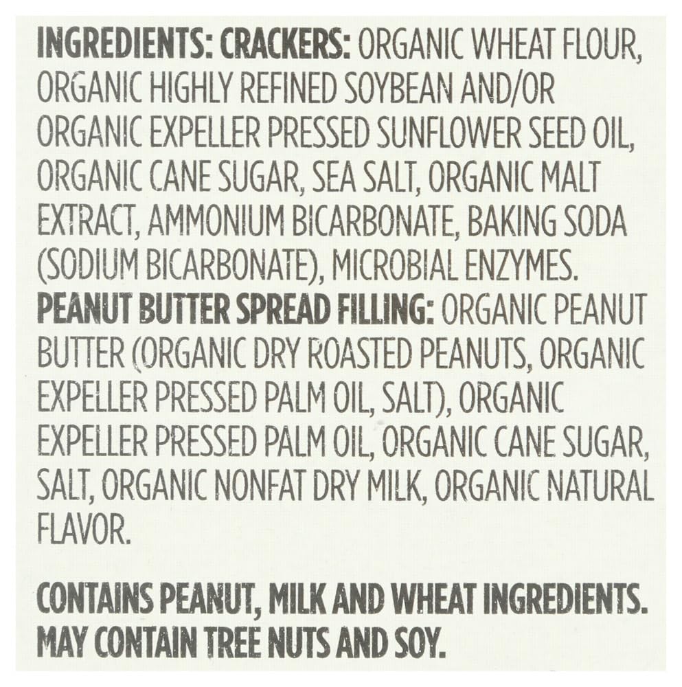 Organic Peanut Butter Mini Sandwich Crackers 7.5 Oz 365 By Whole Foods Market