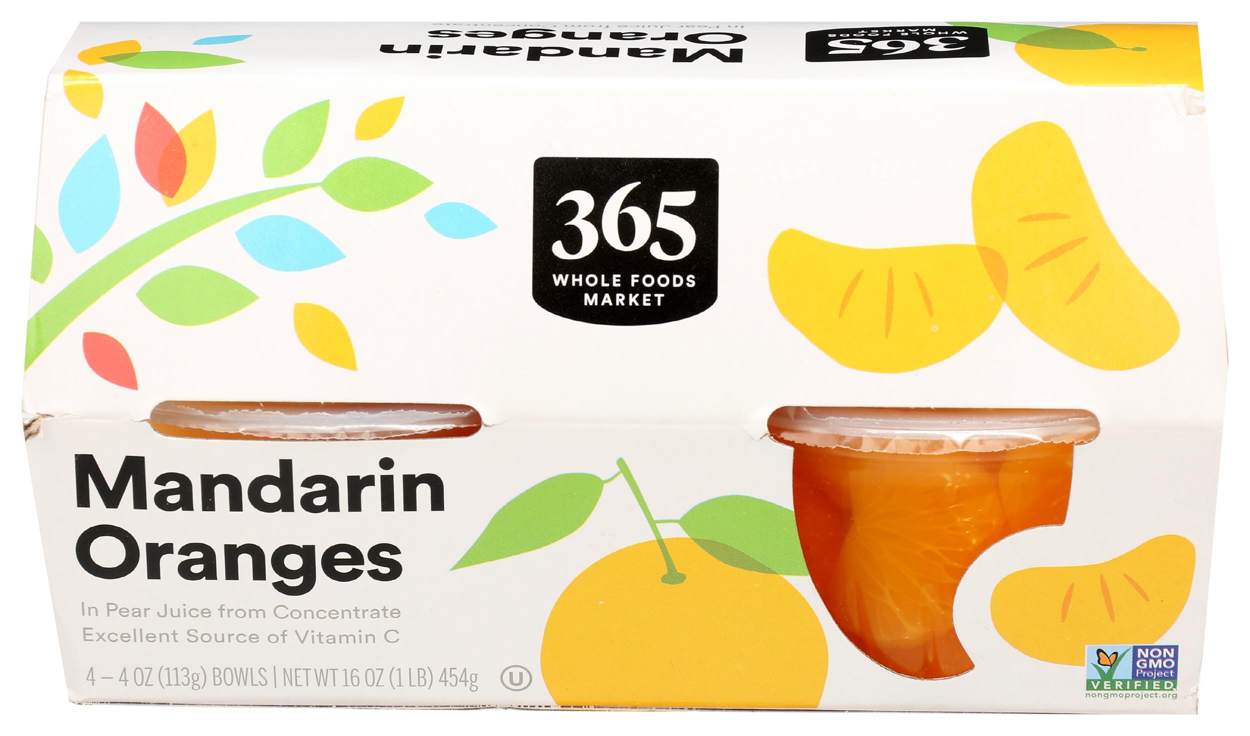 Mandarin Oranges 4 Oz 4 Pack 365 By Whole Foods Market