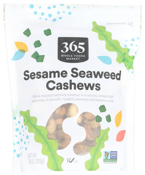 Cashews Seaweed Seasoned 10 Oz 365 By Whole Foods Market
