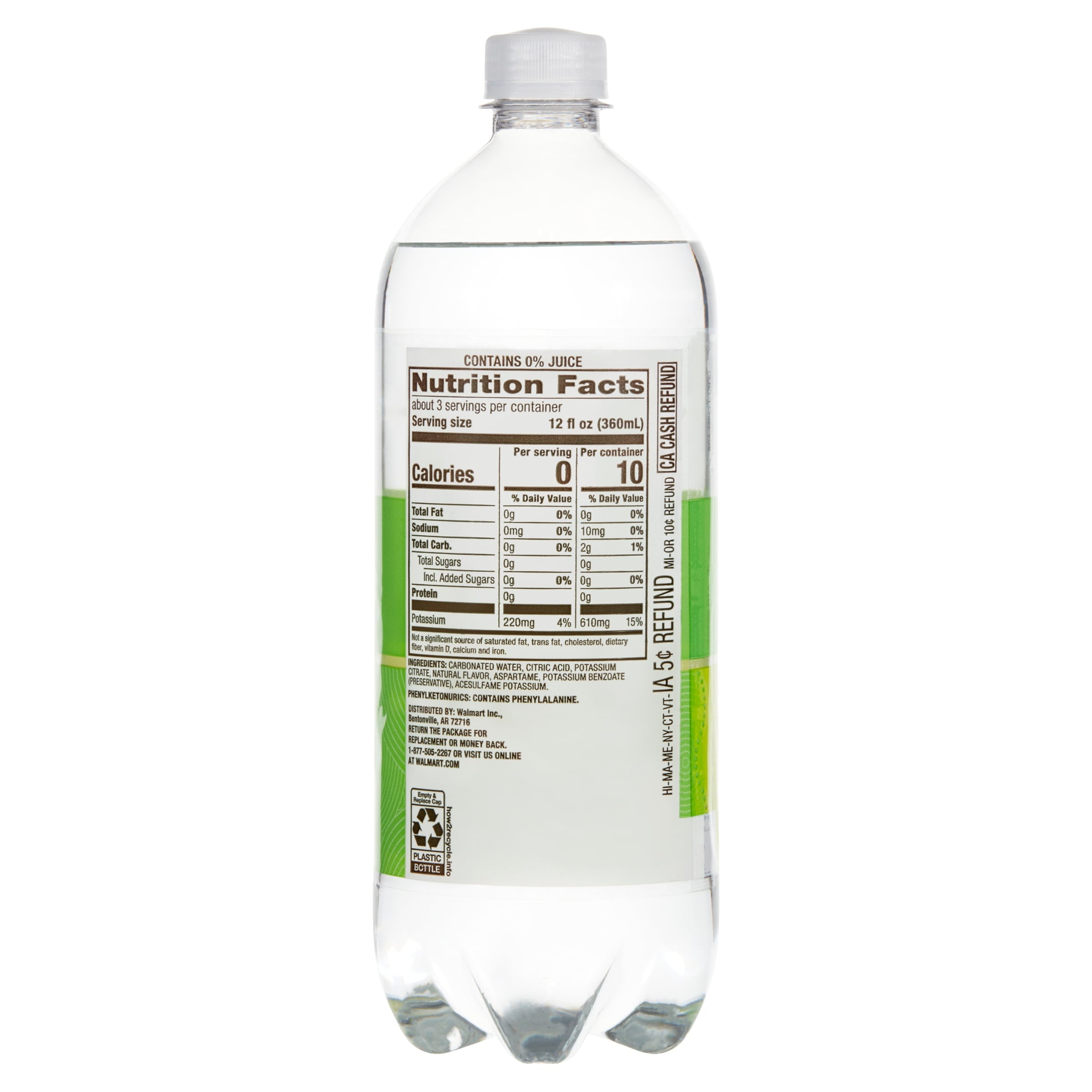 Clear American Key Lime Sparkling Water 33.8 fl oz