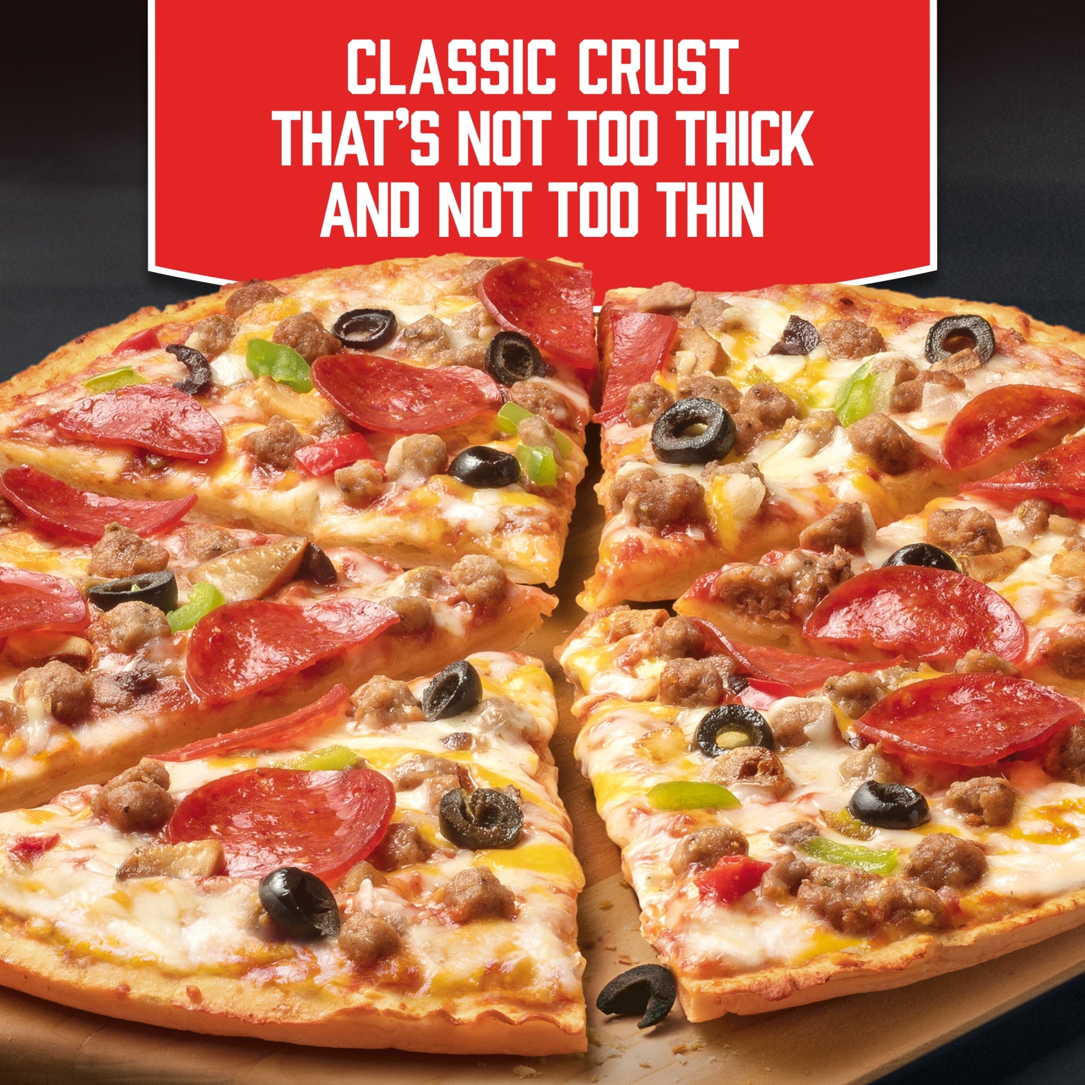 Red Baron Special Deluxe Classic Crust Frozen Pizza 22.94 Oz