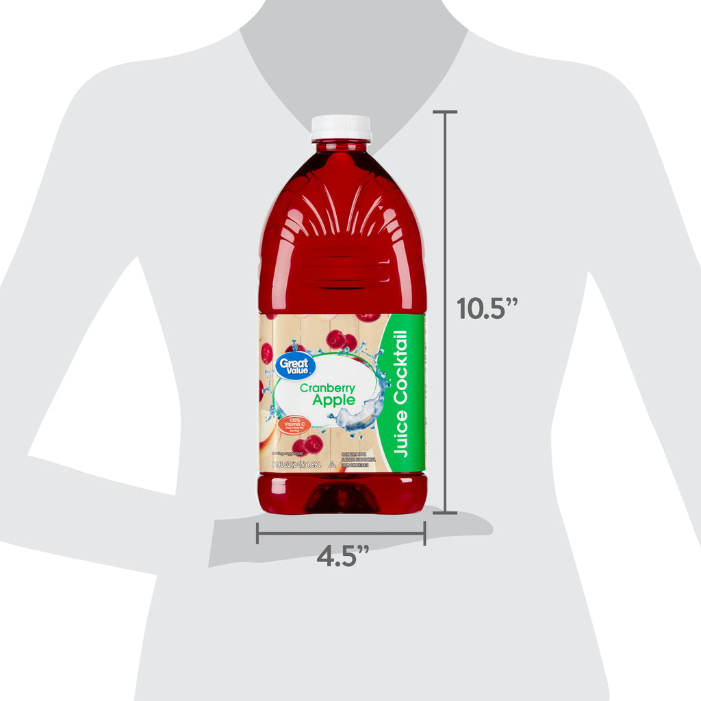 Great Value Cranberry Apple Juice Cocktail 64 fl oz