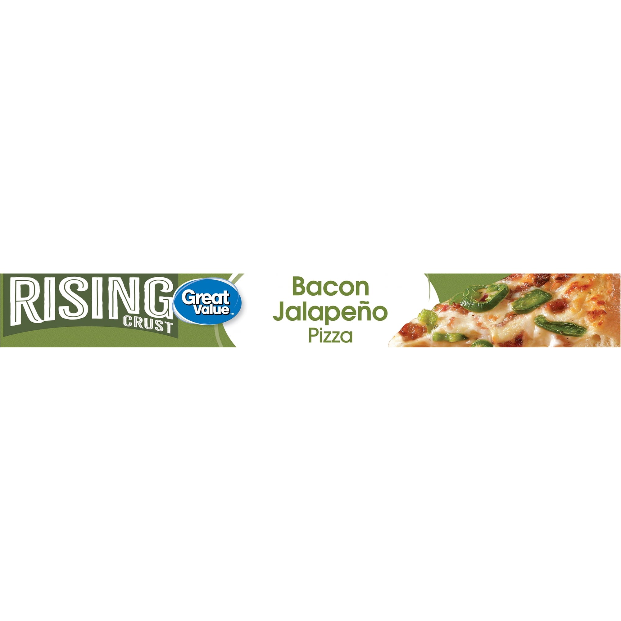 Great Value Rising Crust Bacon Jalapeno Frozen Pizza 27.95 Oz