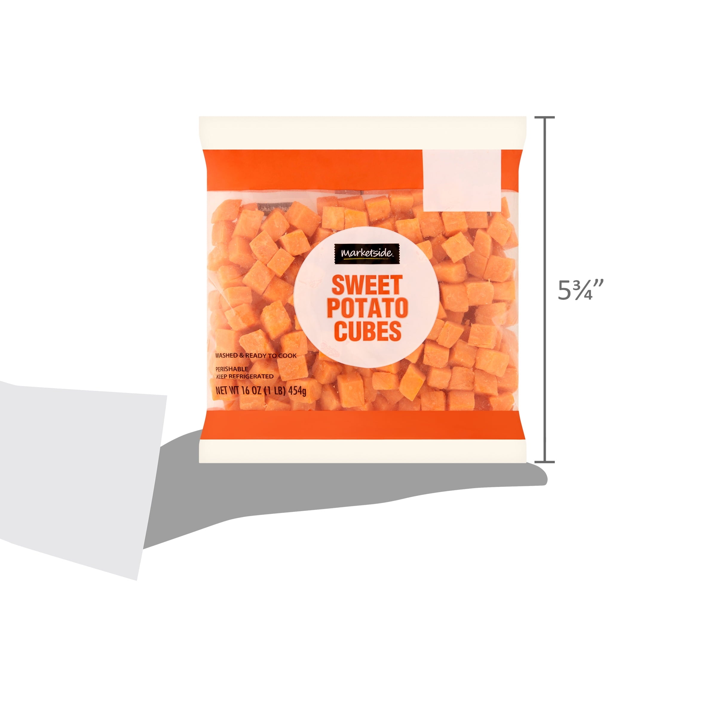 Fresh Sweet Potato Cubes 16 Oz Bag