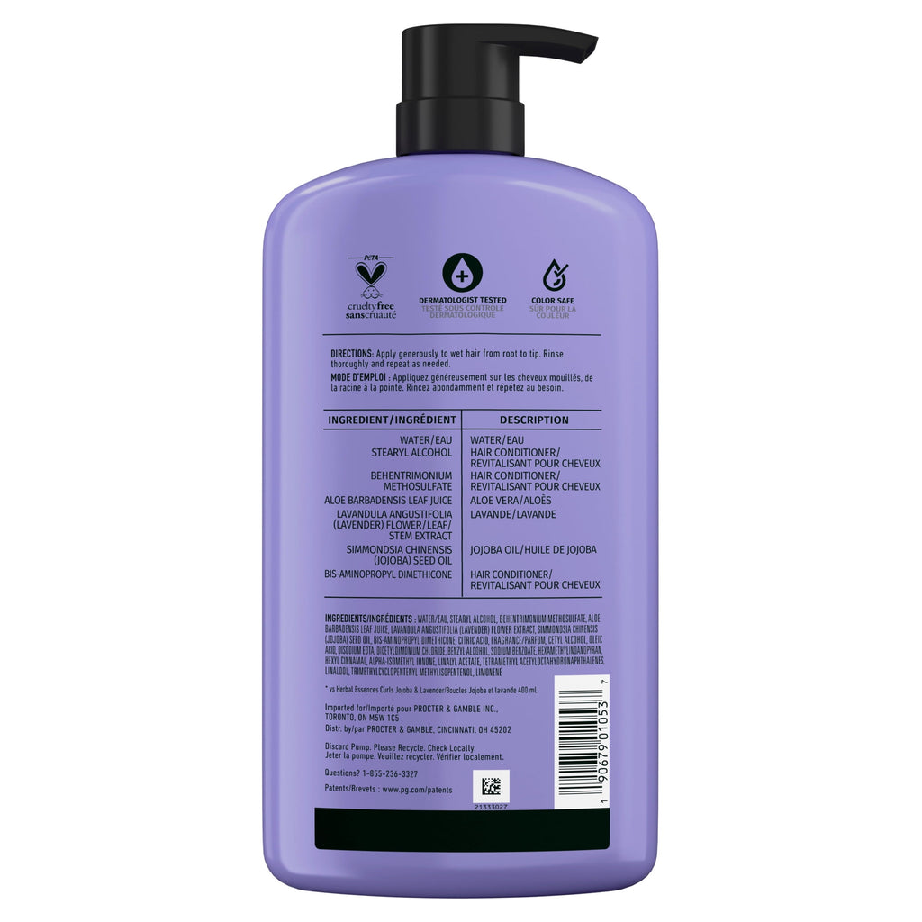 Herbal Essences Jojoba Oil and Lavender Curls Conditioner 33.8 fl oz