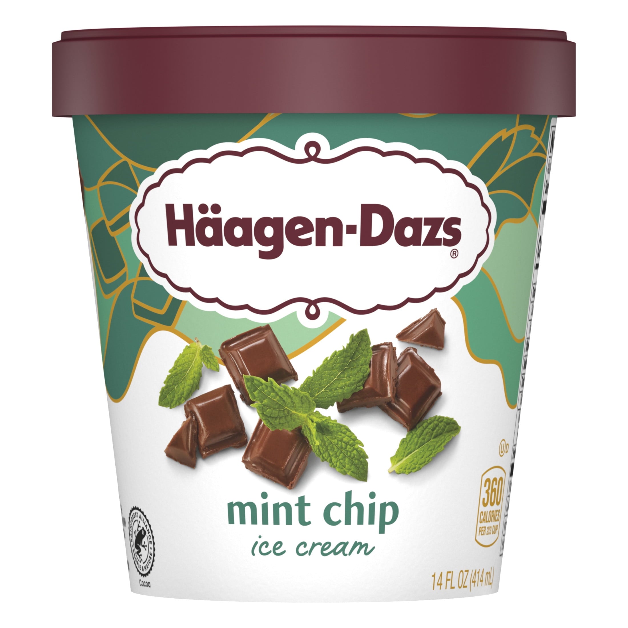 Haagen Dazs Mint Chip Ice Cream 14 Fl Oz Tub