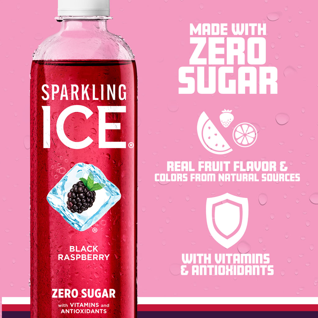 Sparkling Ice Naturally Flavored Sparkling Water Black Raspberry 17 fl oz
