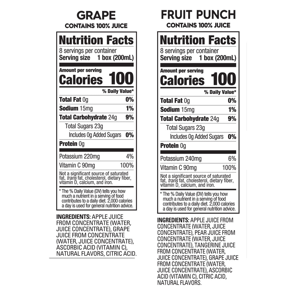 Juicy Juice 100% Juice Variety Pack Juice Boxes 32 Count 6.75 fl oz
