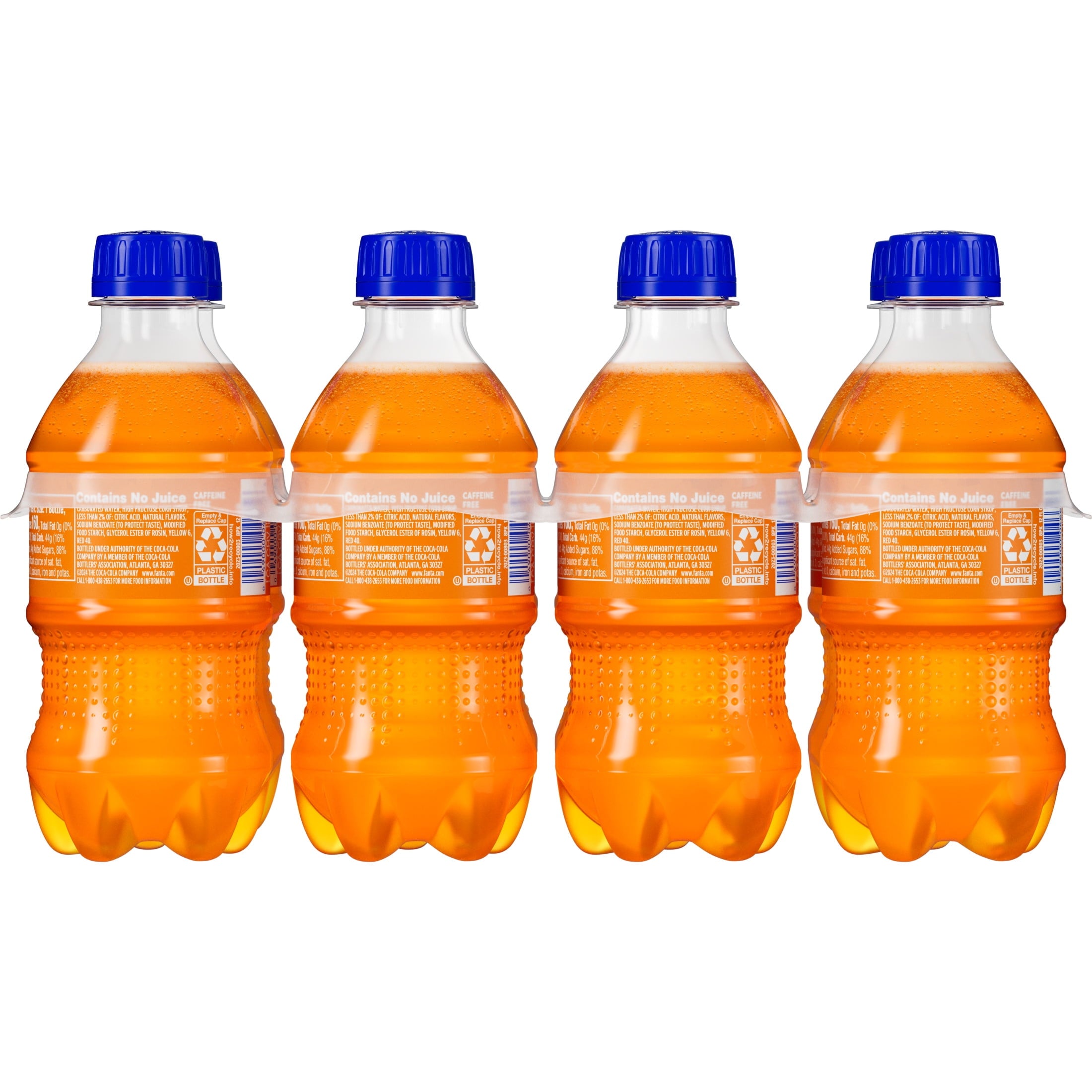 Fanta Orange Soda Pop Bottles 12 Fl Oz 8 Pack