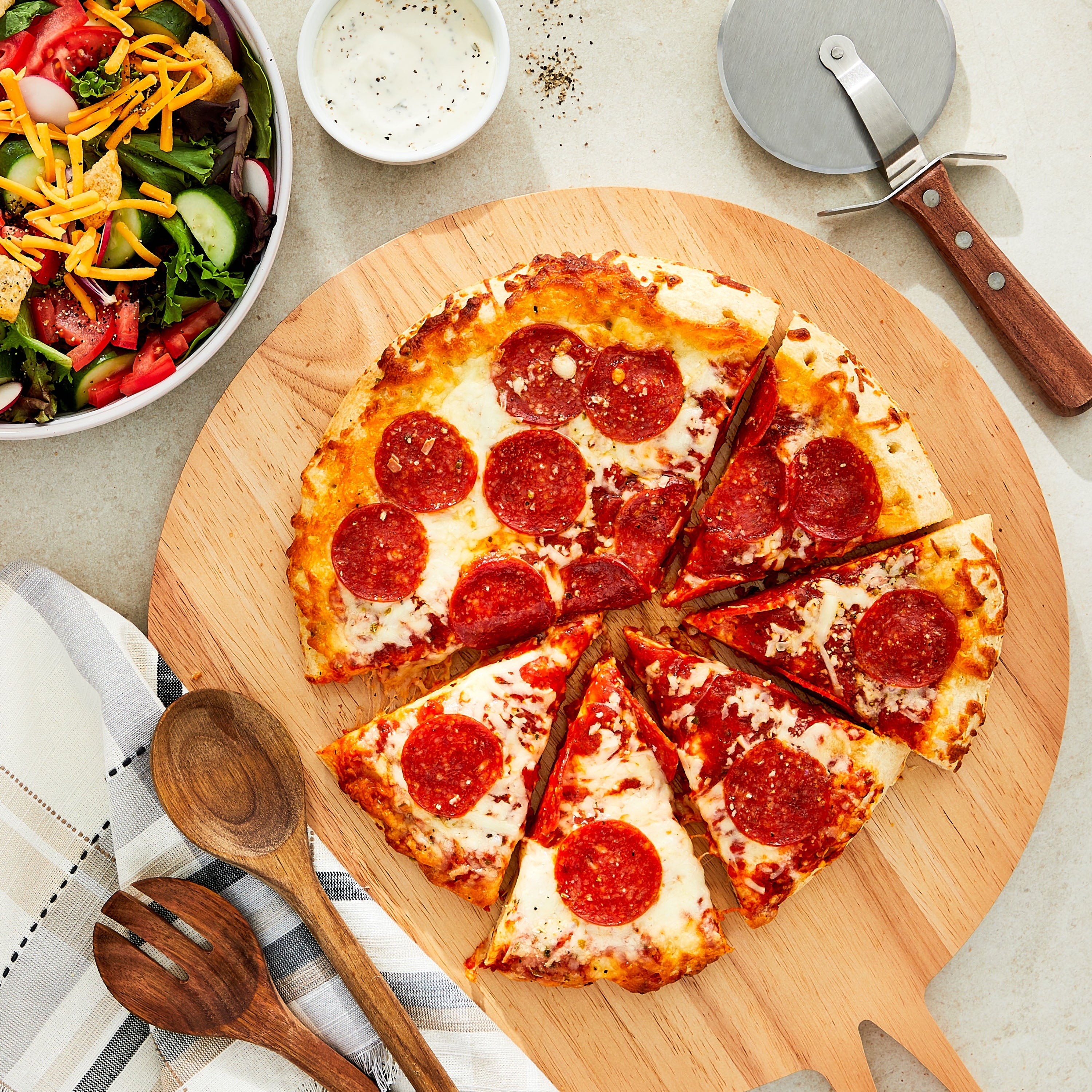 Great Value Rising Crust Pepperoni Pizza Frozen 27.65 Oz