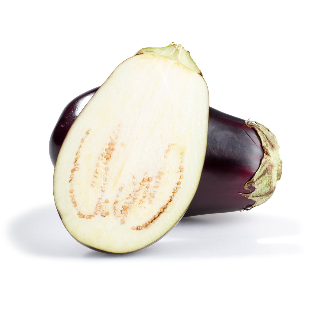 Fresh Purple Eggplant Each 1 Lb